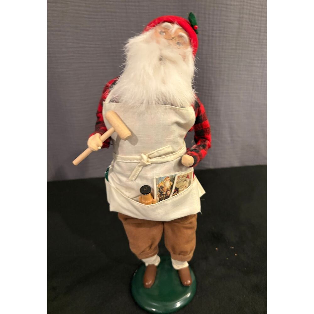 Vintage 1994 Byers Choice Santa Claus Toy Maker